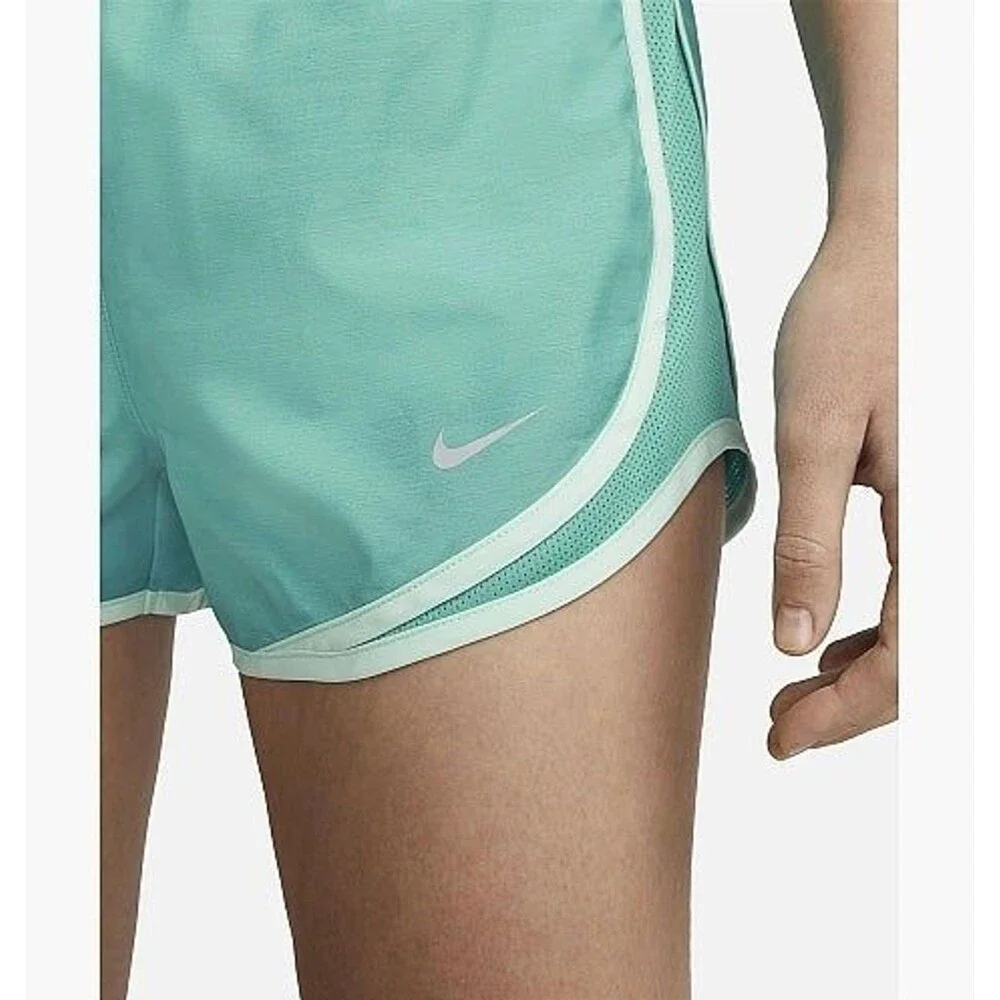 Nike Women’s Tiempo Running Shorts W/Liner  sz XS CU8890-313 Blue Green Teal